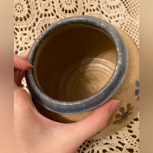 Pottery Popcorn Kernal Holder Container - Country Farmhouse - Picture 8 of 14